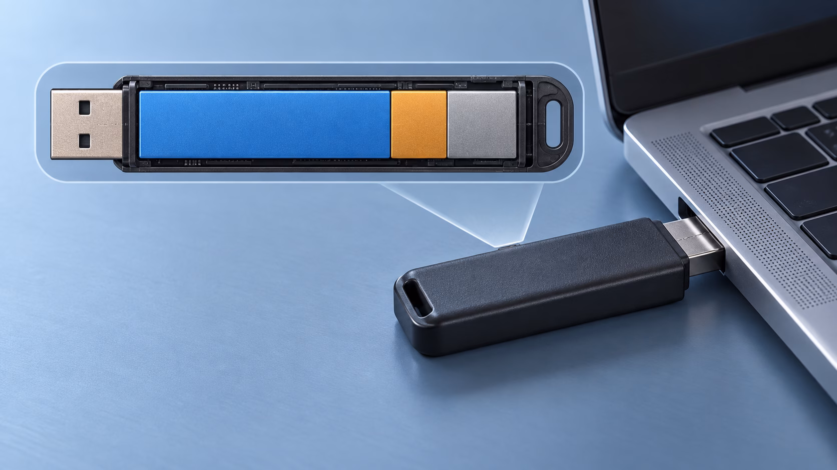 64GB USB, 59.6과 57.6은 같은 계산이 아닙니다